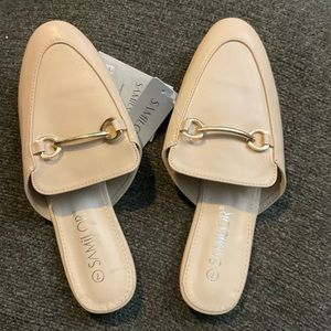 Samilor Mules Comfortable Slip On Flats Backless Loafers Casual Flat